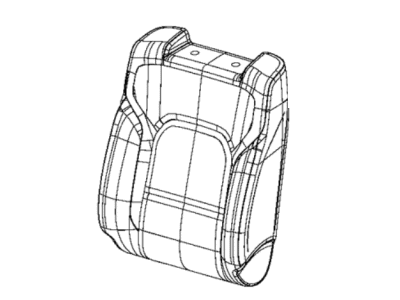 Mopar 7CV90LL3AA Cover Front Seat Back