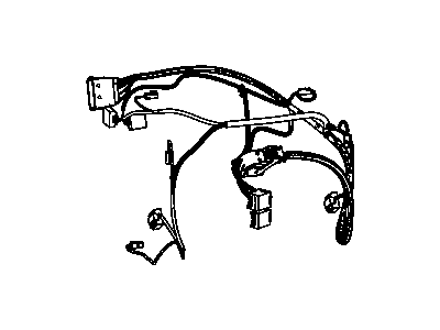 Mopar 68163698AA Wiring A/C And Heater 68163698AA Mopar Wiring A/C And Heater Illustration 1 of 1