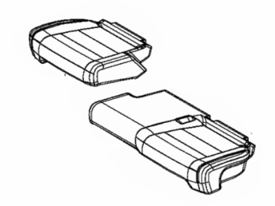 Mopar 5PJ28DX9AA Cover Rear Seat Cushion Mopar 5PJ28DX9AA Cover Rear Seat Cushion