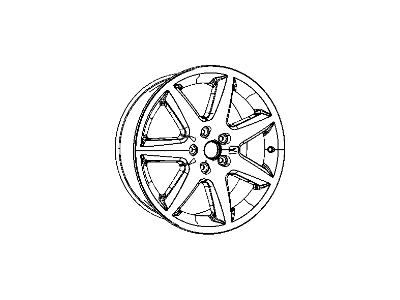 Jeep 52125165AB WHEEL Aluminum
