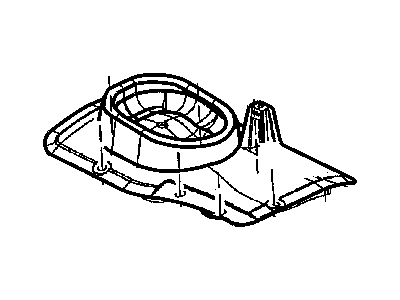 52059661AB Mopar Cover Floor Pan Illustration 1 of 1