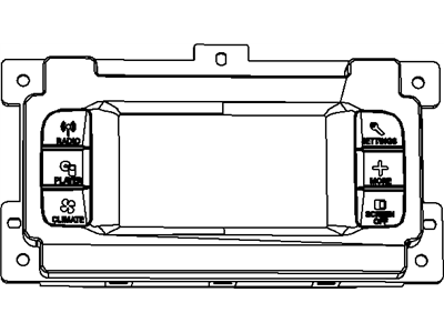 Dodge 5064630AH CENTER STACK Upper