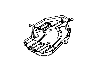 Dodge 5147235AB SKID PLATE Fuel Tank
