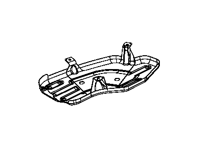 Dodge 5147238AB SKID PLATE Fuel Tank