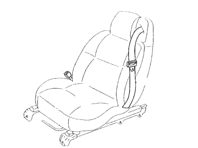 Mopar PW60RK5AC Seat Belt Front Outer