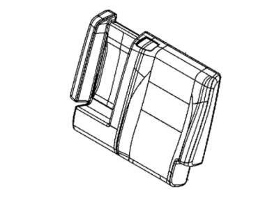 Dodge 7AM72DX9AA COVER Rear Seat Back 2nd Row