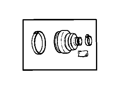 Jeep 68127814AA BOOT KIT Half Shaft Outer