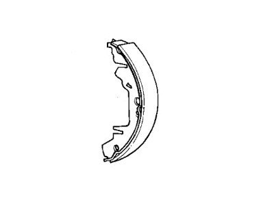 Mopar V2013059AC Shoe And Lining Package Up To 2-7-96