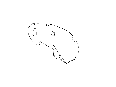 Mopar 4627457AA Cover Timing Belt Insulation 4627457AA Mopar Cover Timing Belt Insulation Illustration 1 of 1