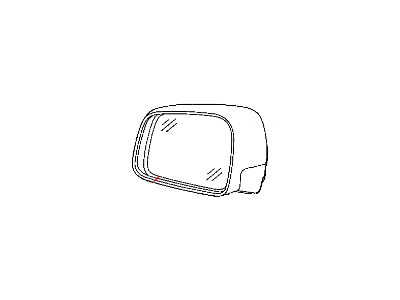 Jeep 68082635AB GLASS Mirror Replacement