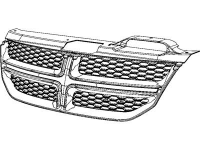 Dodge 1VU67TZZAB GRILLE