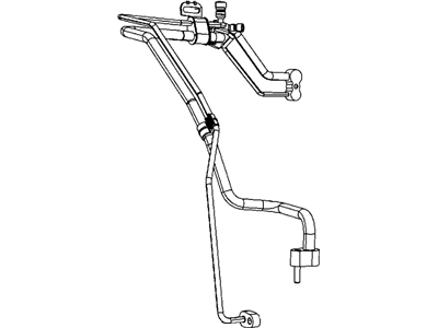 Jeep 5058896AE LINE A/C Suction And Liquid