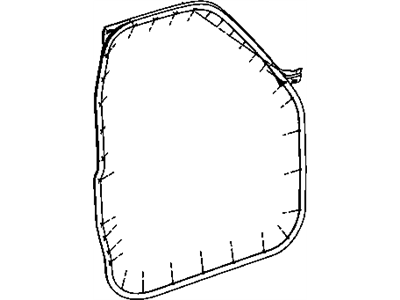 Mopar 55360947AC Weatherstrip Front Door Mounted