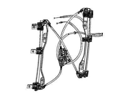 Chrysler 68314744AA CABLE Inside Handle To Latch Front Door