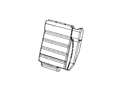 Mopar 5PF27YSAAA Cover Rear Seat Back Left