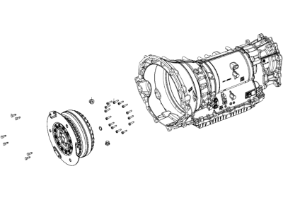 Dodge 68367523AA TRANSMISSION With Torque Converter