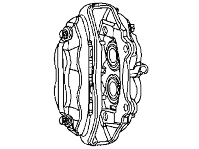 Dodge 68469826AA CALIPER ASSEMBLY Disc Brake Front