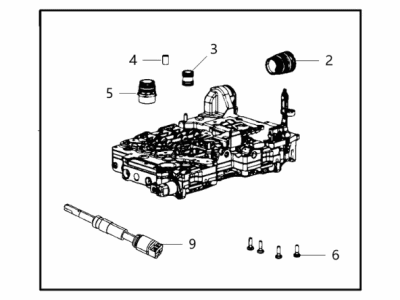 Jeep R8261622AC VALVE BODY & CONTROL UNIT Transmission