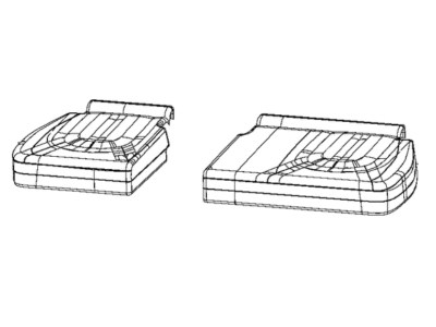 Mopar 7BE76LA3AA Cover Rear Seat Cushion 3RD Row