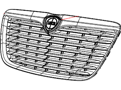 Chrysler 68146909AA GRILLE Radiator
