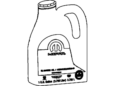 Dodge 68079549MB ENGINE OIL 5W20 Gallon MS-10797 [API SM ILSAC GF-4]