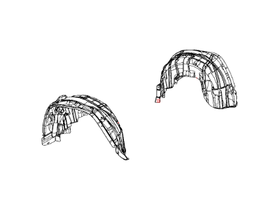 Jeep 68078792AD PANEL Body Side Aperture Outer Rear