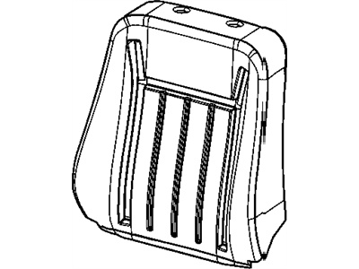 Mopar 5174636AA Foam Seat Back 5174636AA Mopar Foam Seat Back Illustration 1 of 1