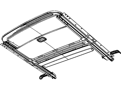 Chrysler 68003464AA GLASS Sunroof