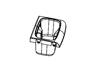 Mopar 1JC93LTUAA Cupholder Console Mounted