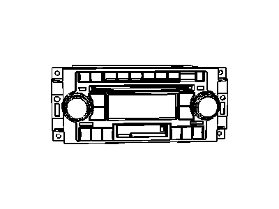 Mopar 5091523AM Radio AM/FM/Cassette With CD