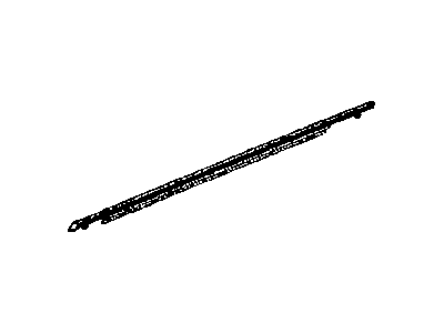 Jeep 55399293AB WEATHERSTRIP Rear Door Belt Outer Outer