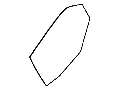 Chrysler 55113491AB GLASS Rear Door