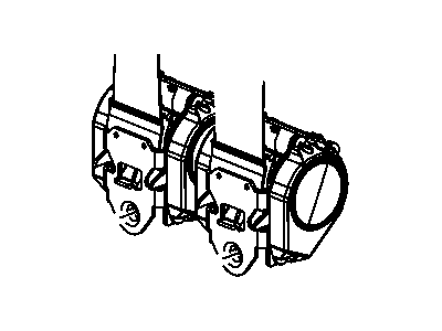 Mopar 1JV79XDVAB Seat Belt Retractor 1JV79XDVAB Mopar Seat Belt Retractor Illustration 1 of 1