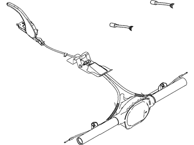 Jeep Parking Brake Cable - 68024891AB
