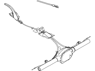 Jeep Parking Brake Cable - 68065503AA