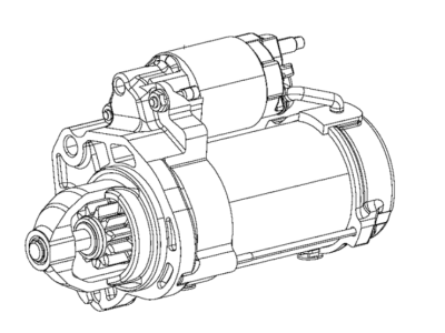 Chrysler 68348376AB STARTER Engine