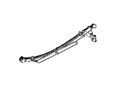 Dodge 52106016AF SPRING Rear Leaf