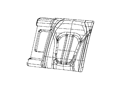 Mopar 5SK21DX9AE Cover Rear Seat Back Left