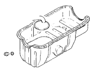 Dodge MD189191 Oil Pan