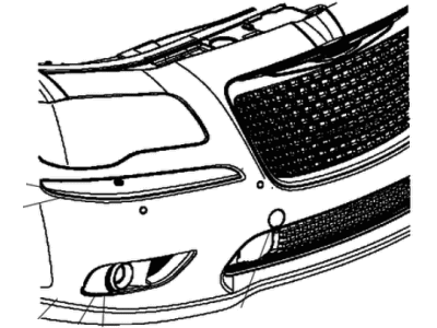 Chrysler 68212551AA FASCIA Front Primed