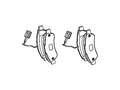 Ram 2AMV2919AA PAD KIT Rear Disc Brake