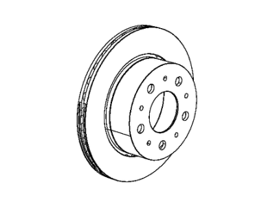Ram 2AMV5534AC ROTOR Brake Rear