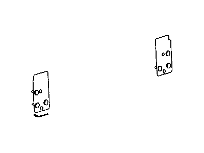 Chrysler 5065571AA BRACKET Rear Bumper