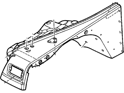 Jeep 5003950AF PANEL Fender