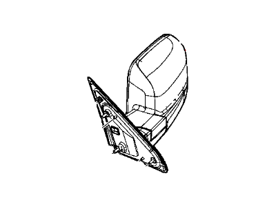 Dodge 68026559AC MIRROR Outside Rearview Power