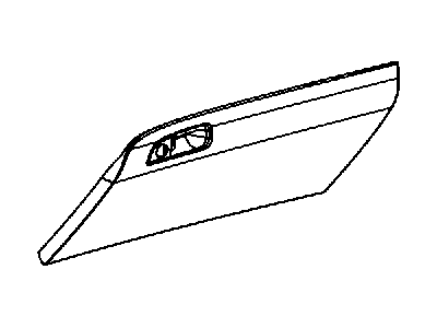 Mopar 1TM95DX9AB Glove Box Instrument Panel Includes Door