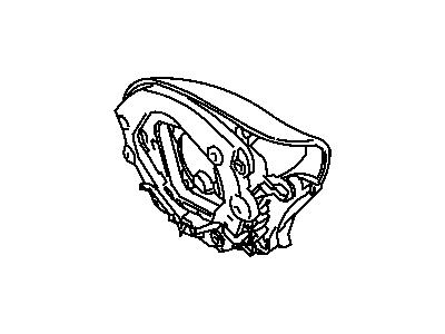 Dodge 68010423AA AIR BAG Driver