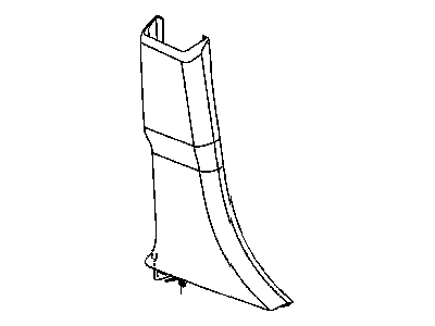 Dodge YD82BDAAC MOLDING B Pillar Lower