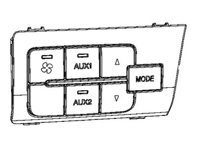 Ram 6LC94JXWAA SWITCH Multifunction Instrument Panel