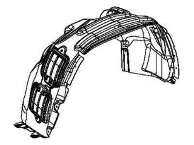 Jeep 68209678AE SHIELD Wheelhouse